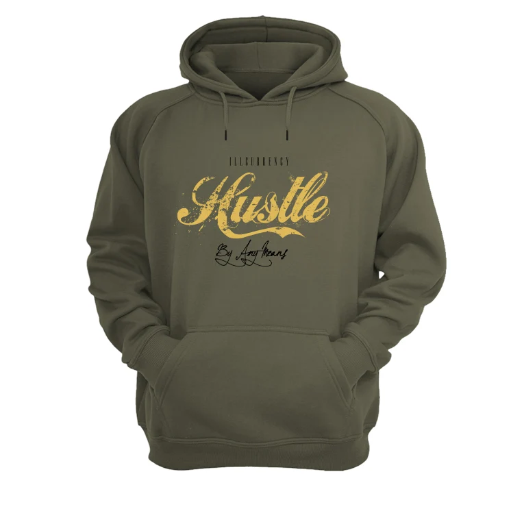 Air Jordan 5 “Jade Horizon” | illCurrency Military Green T-Shirt (Hustle By Any Means) - Image 3