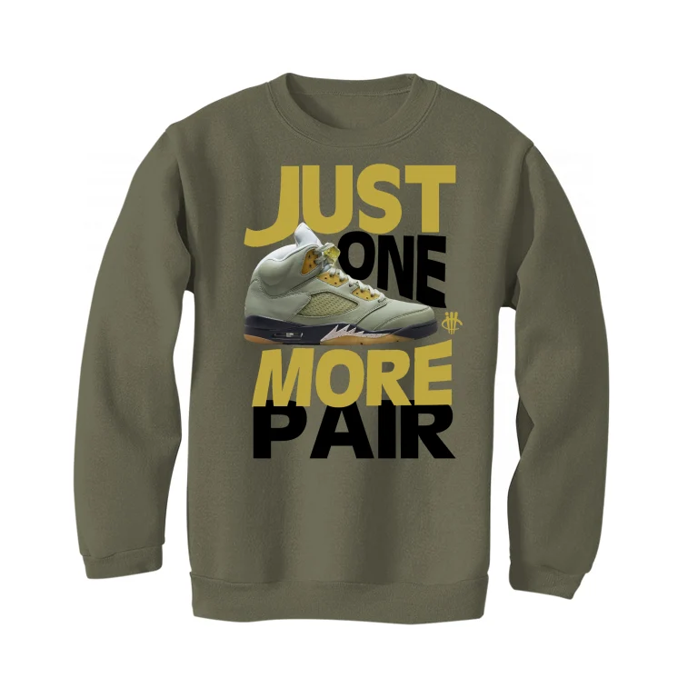 Air Jordan 5 “Jade Horizon” | illCurrency Military Green T-Shirt (JUST ONE MORE PAIR) - Image 4