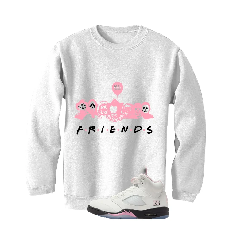 Air Jordan 5 OG 35th Anniversary Matching T-Shirt, Sweatshirts & Hoodies White T-Shirt (Friends)| illcurrency - Image 4