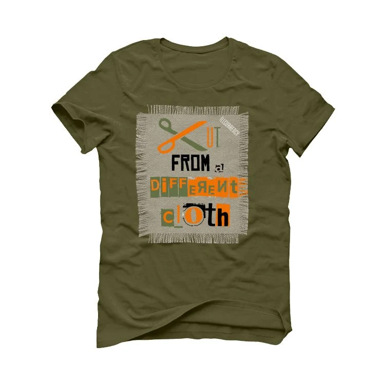 Air Jordan 5 “Olive” | illcurrency Military Green T-Shirt (Cut from a different cloth) - Image 2