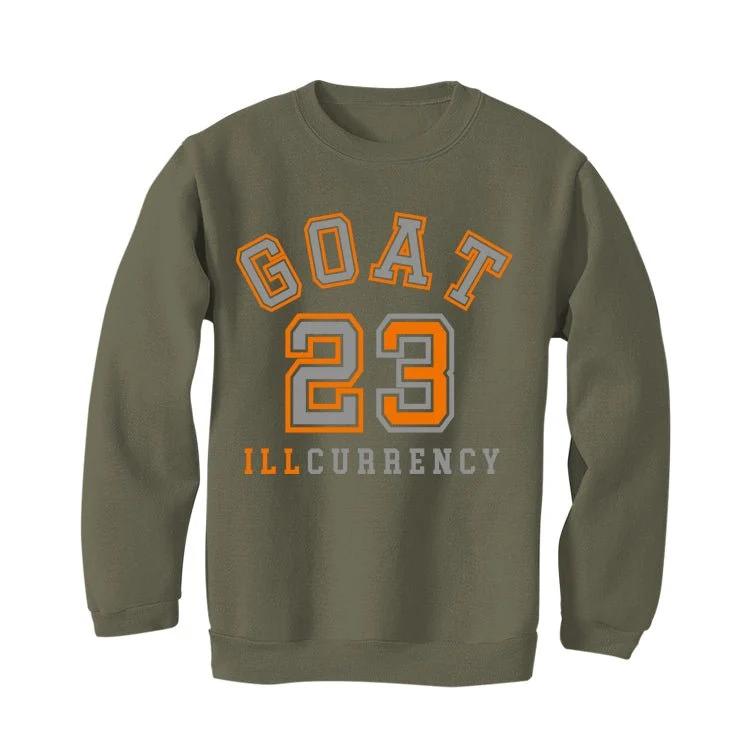 Air Jordan 5 “Olive” | illcurrency Military Green T-Shirt (GOAT 23) - Image 4