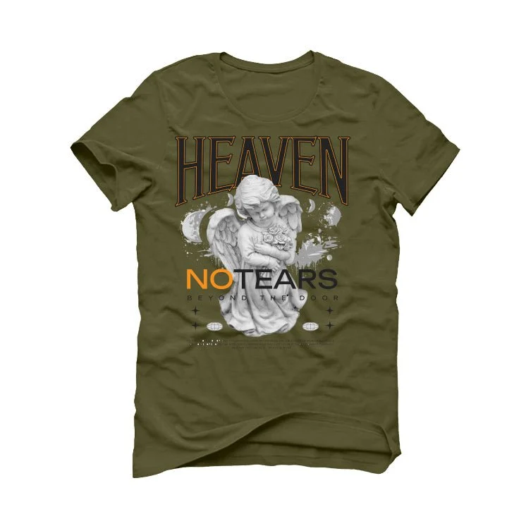 Air Jordan 5 “Olive” | illcurrency Military Green T-Shirt (heaven beyond the door) - Image 2