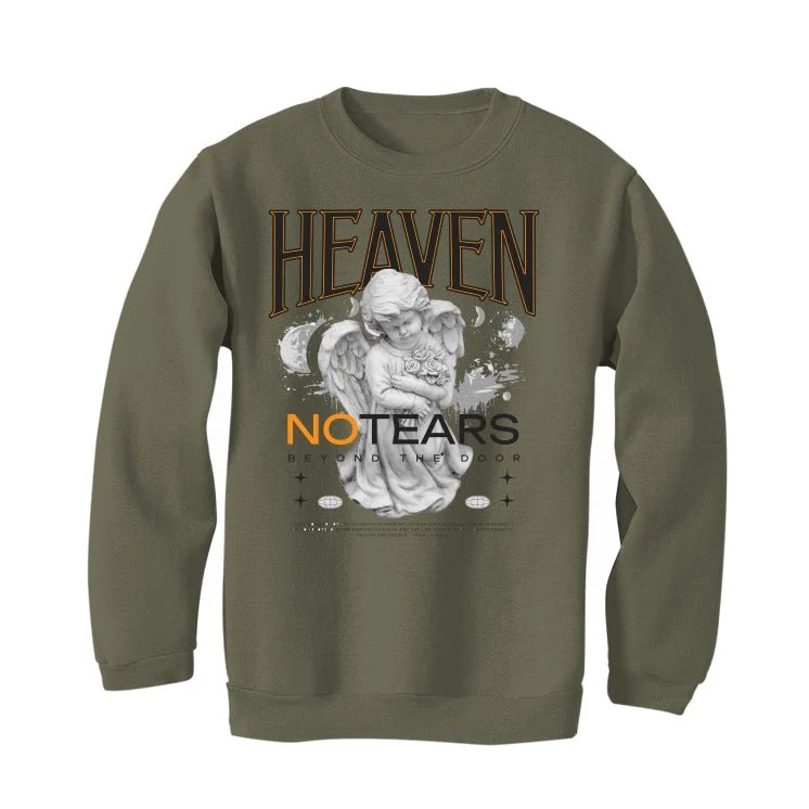 Air Jordan 5 “Olive” | illcurrency Military Green T-Shirt (heaven beyond the door) - Image 4