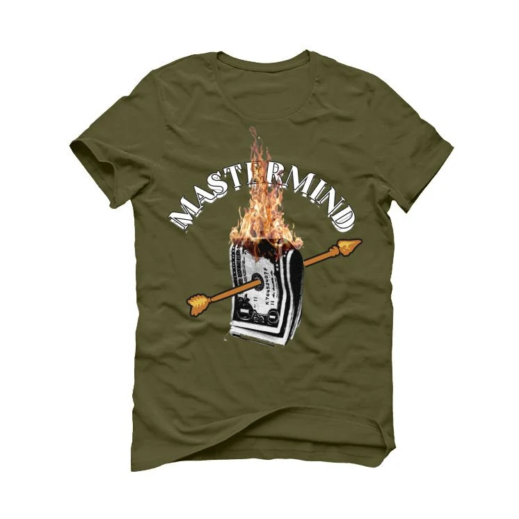 Air Jordan 5 “Olive” | illcurrency Military Green T-Shirt (mastermind) - Image 2