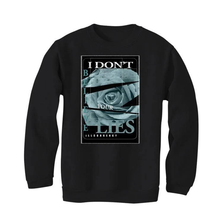 Air Jordan 5 Retro WMNS "Blue Bird" Black T-Shirt (I DON'T BELIEVE YOUR LIES) - Image 4