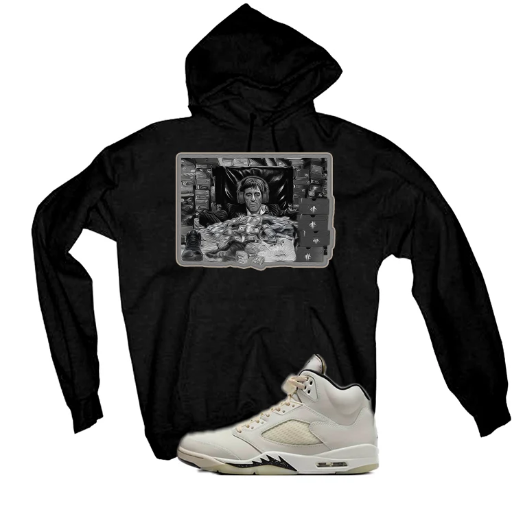 Air Jordan 5 SE “Sail” | illcurrency Black T-Shirt (OWN IT) - Image 3