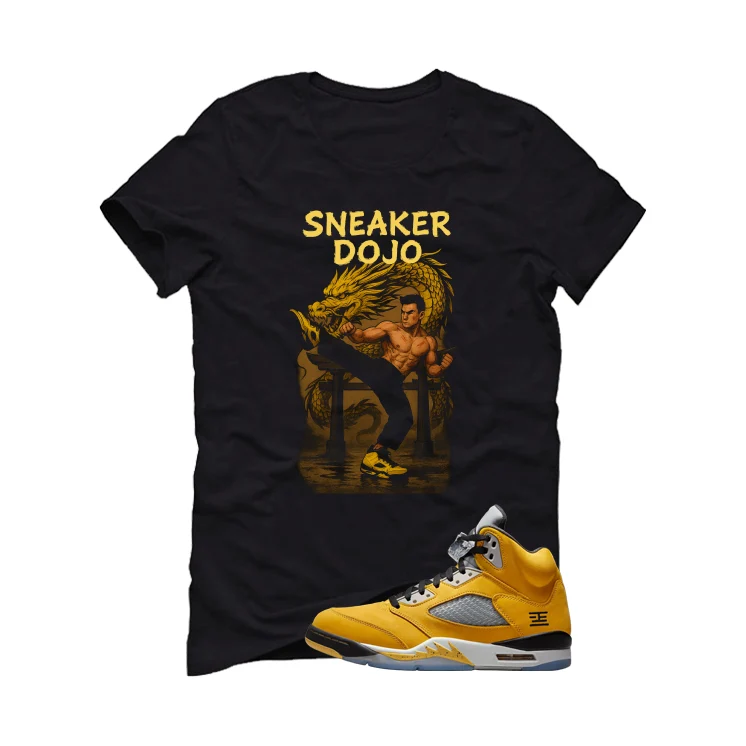 Air Jordan 5 Tokyo Matching T-Shirt, Sweatshirts & Hoodies Black T-Shirt (Sneaker Dojo)| illcurrency - Image 2