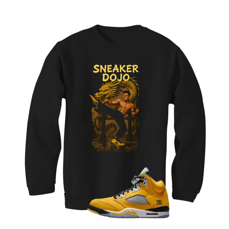 Air Jordan 5 Tokyo Matching T-Shirt, Sweatshirts & Hoodies Black T-Shirt (Sneaker Dojo)| illcurrency - Image 4