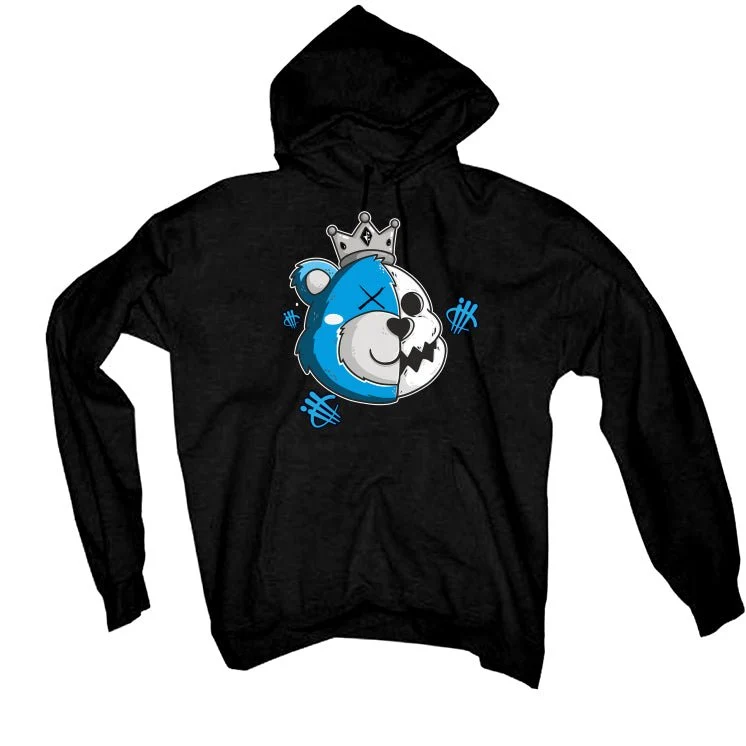 Air Jordan 5 “UNC” | illcurrency Black T-Shirt (HALF KING BEAR) - Image 3