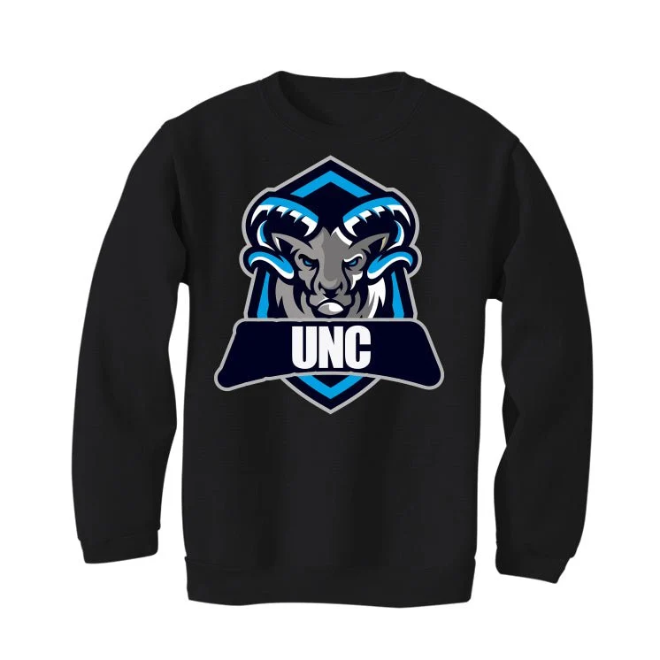 Air Jordan 5 “UNC” | illcurrency Black T-Shirt (UNC RAMM) - Image 4
