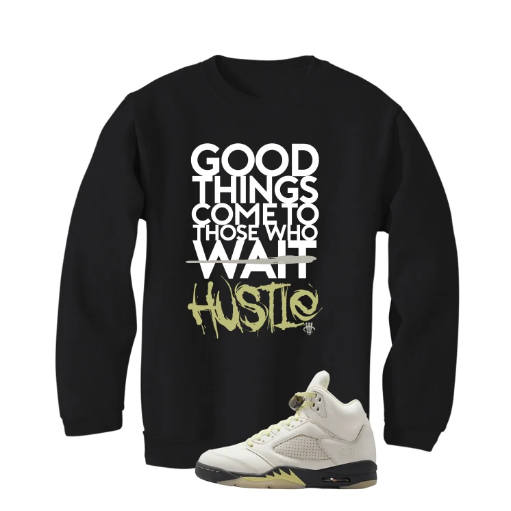Air Jordan 5 WMNS Luminous Green Black T-Shirt (Good Things)| illcurrency - Image 4