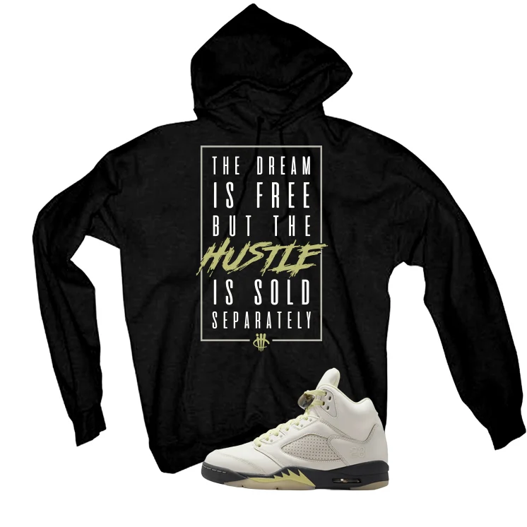 Air Jordan 5 WMNS Luminous Green Black T-Shirt (The Dream Is Free)| illcurrency - Image 3