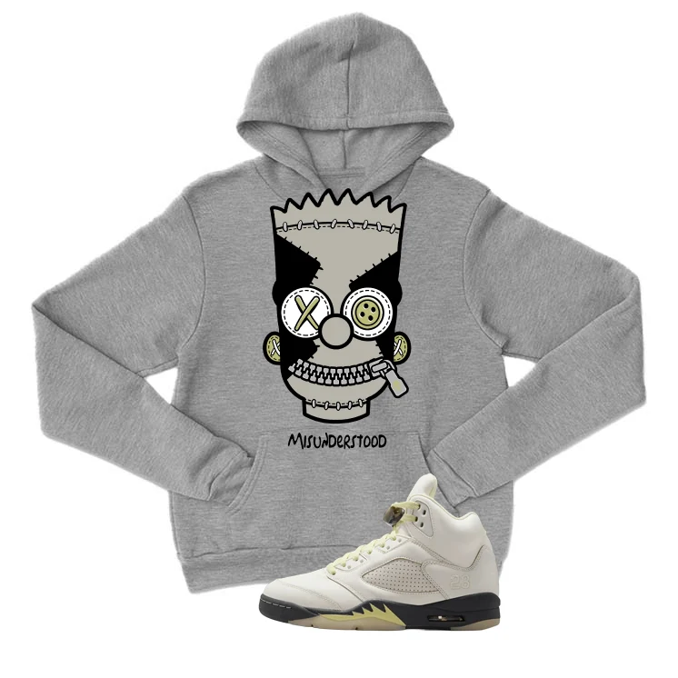 Air Jordan 5 WMNS Luminous Green Grey T-Shirt (Misunderstood)| illcurrency - Image 3