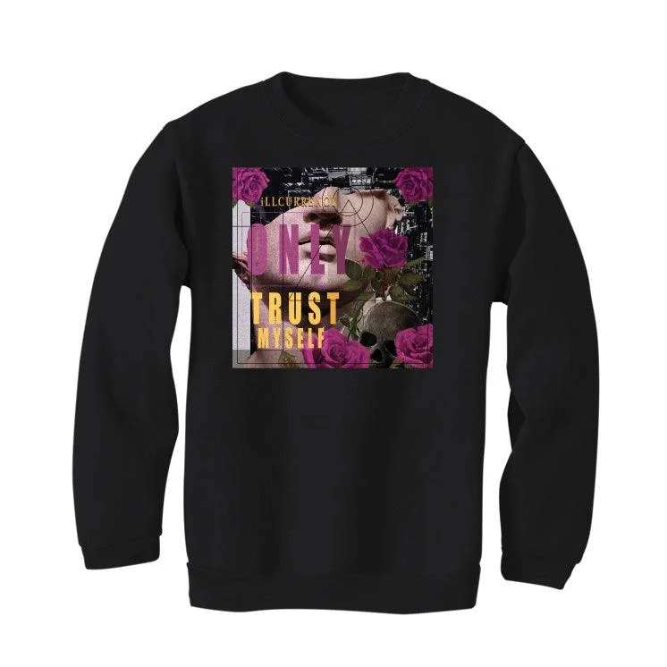 Air Jordan 6 “Bordeaux” 2021 Black T-Shirt (ONLY TRUST MYSELF) - Image 4