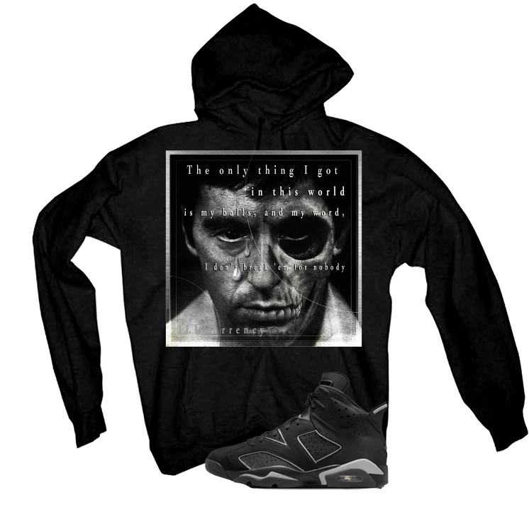 Air Jordan 6 Cap and Gown Matching T-Shirt, Sweatshirts & Hoodies Black T-Shirt (Only Thing I Got)| illcurrency - Image 3