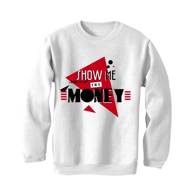 Air Jordan 6 “Carmine” 2021 White T-Shirt (Show me the money) - Image 3