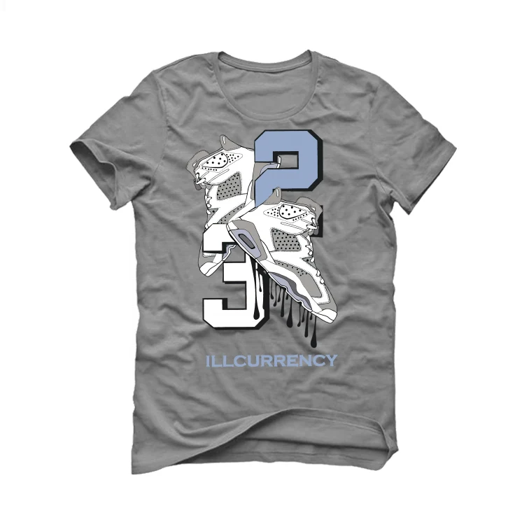 Air Jordan 6 Cool Grey - Grey T-Shirt (23) - Image 2