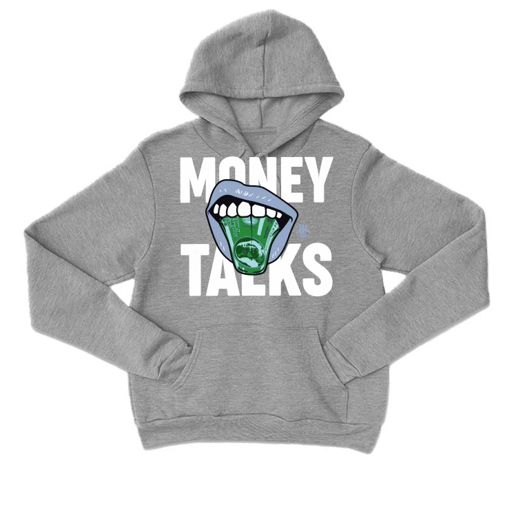 Air Jordan 6 Cool Grey - Grey T-Shirt (MONEY TALKS) - Image 3