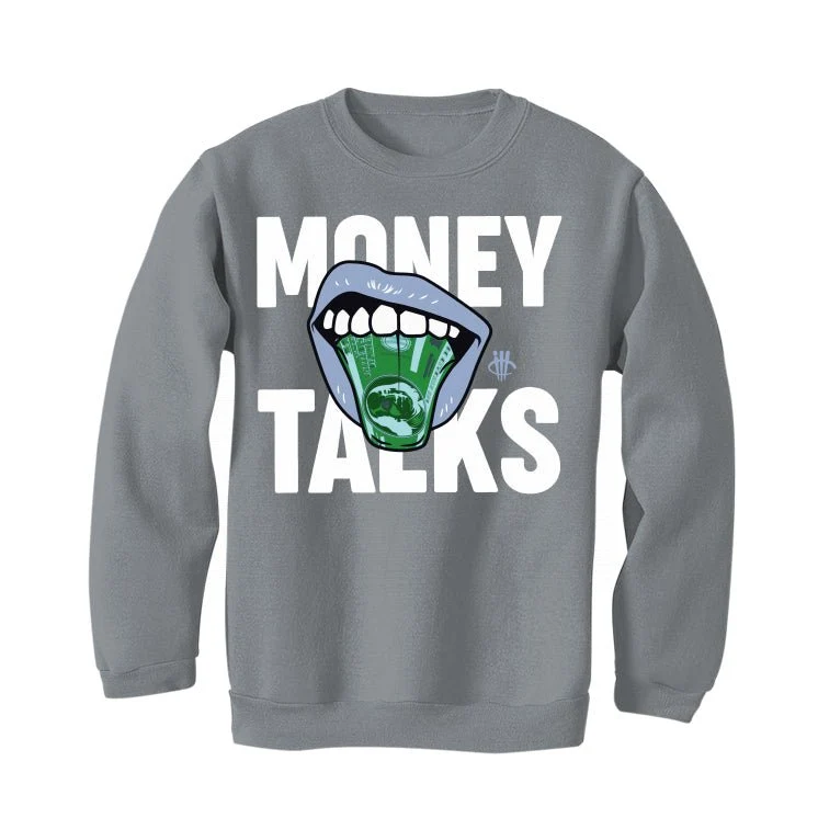 Air Jordan 6 Cool Grey - Grey T-Shirt (MONEY TALKS) - Image 4