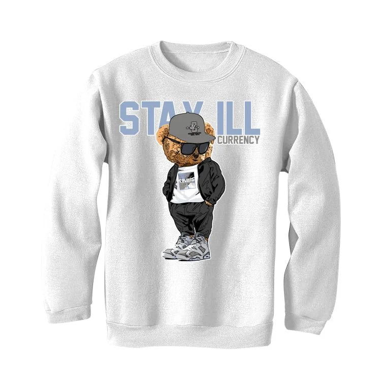Air Jordan 6 “Cool Grey” White T-Shirt (Stay ill Bear) - Image 4