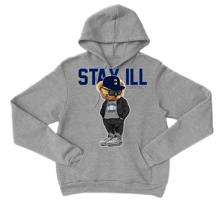 Air Jordan 6 "Georgetown" Grey T-Shirt (Stay ill Bear) - Image 3