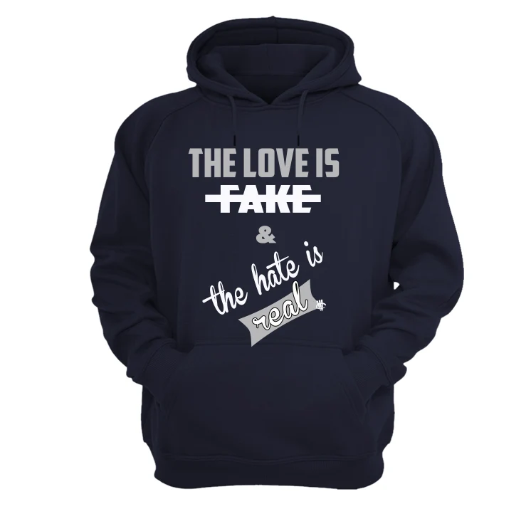 Air Jordan 6 “Midnight Navy” | illCurrency Navy Blue T-Shirt (Love is Fake) - Image 3
