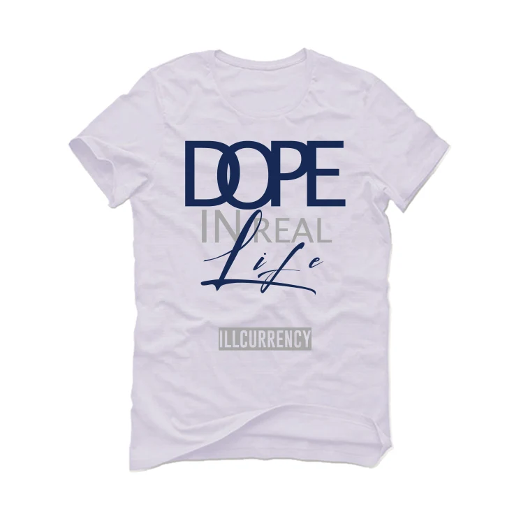 Air Jordan 6 “Midnight Navy” | illCurrency White T-Shirt (DOPE) - Image 2