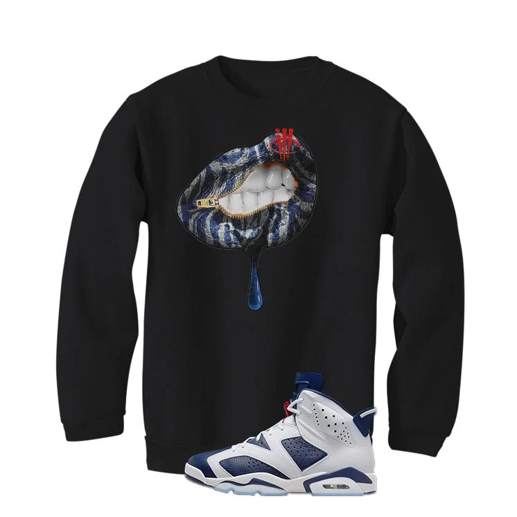 Air Jordan 6 Olympic Black T-Shirt (LIPS UNSEALED)| illcurrency - Image 4