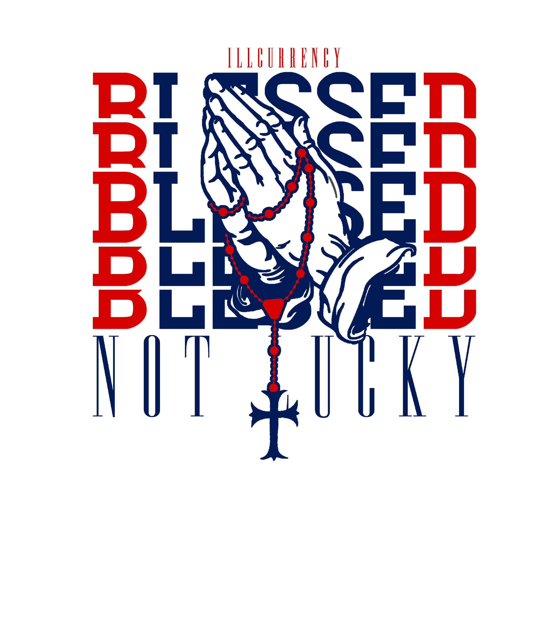 Air Jordan 6 Olympic White T-Shirt (Blessed not lucky)| illcurrency