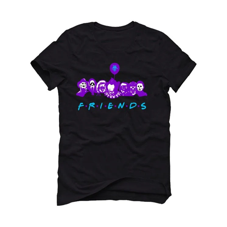 Air Jordan 6 Retro “Aqua” | illcurrency Black T-Shirt (Fake Friends 2) - Image 2