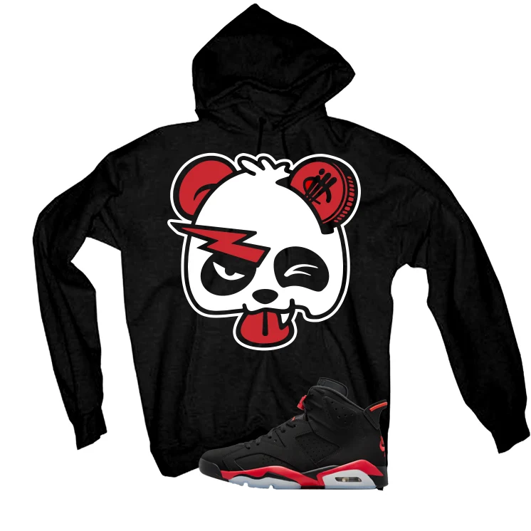 Air Jordan 6 Reverse Infrared Matching T-Shirt, Sweatshirts & Hoodies Black T-Shirt (Buku)| illcurrency - Image 3