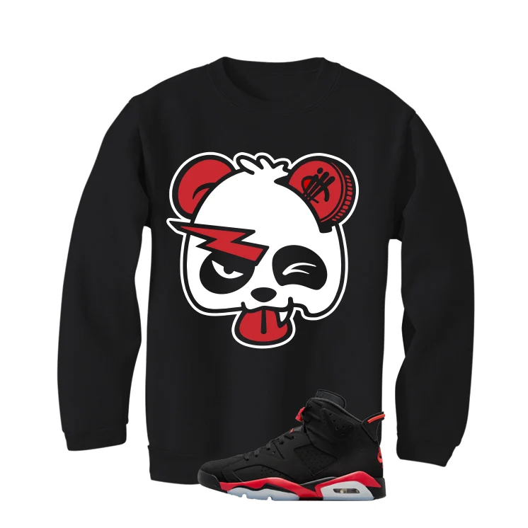 Air Jordan 6 Reverse Infrared Matching T-Shirt, Sweatshirts & Hoodies Black T-Shirt (Buku)| illcurrency - Image 4