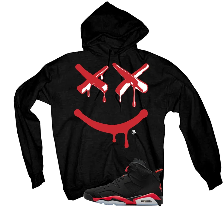 Air Jordan 6 Reverse Infrared Matching T-Shirt, Sweatshirts & Hoodies Black T-Shirt (Happy Drip)| illcurrency - Image 3