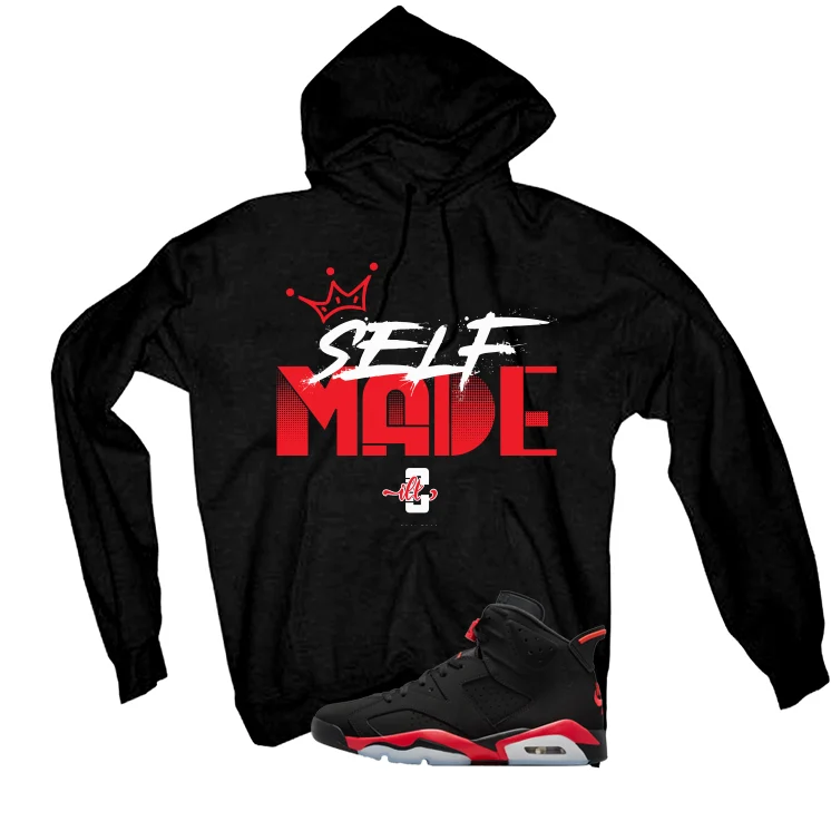 Air Jordan 6 Reverse Infrared Matching T-Shirt, Sweatshirts & Hoodies Black T-Shirt (Self Made)| illcurrency - Image 3