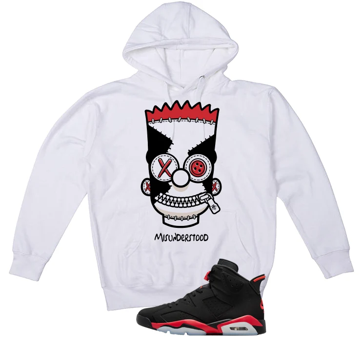 Air Jordan 6 Reverse Infrared Matching T-Shirt, Sweatshirts & Hoodies White T-Shirt (Misunderstood)| illcurrency - Image 3
