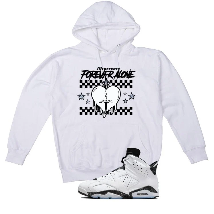 Air Jordan 6 Reverse Oreo White T-Shirt (Forever Alone)| illcurrency - Image 3