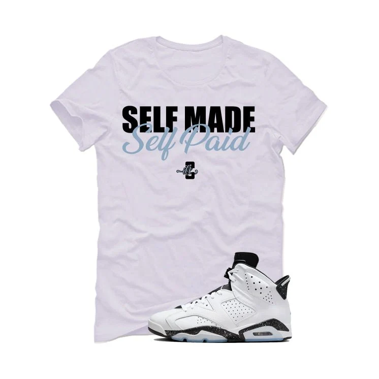Air Jordan 6 Reverse Oreo White T-Shirt (Self Made Self Paid)| illcurrency - Image 2
