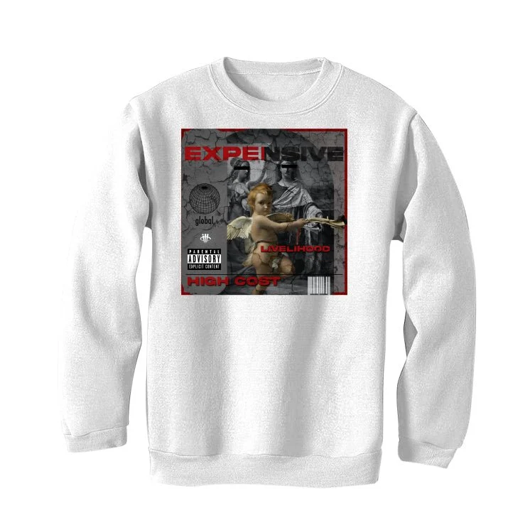 Air Jordan 6 “Toro Bravo” White T-Shirt (EXPENSIVE LIVELIHOOD) - Image 4