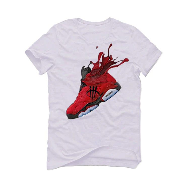 Air Jordan 6 “Toro Bravo” White T-Shirt (TORO SPLASH) - Image 2