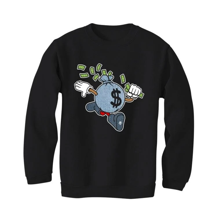 Air Jordan 6 “Washed Denim” Black T-Shirt (Run That) - Image 3