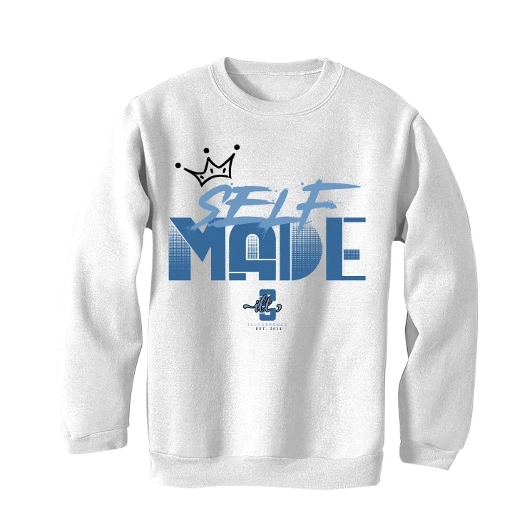Air Jordan 6 “Washed Denim” | ILLCURRENCY White T-Shirt (Self Made) - Image 4