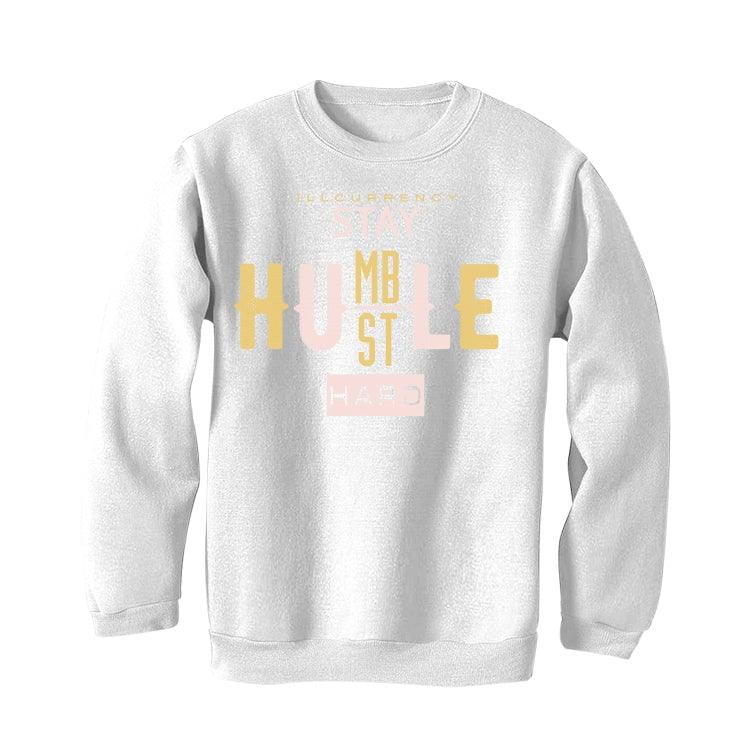 Air Jordan 6 WMNS Gold Hoops White T-Shirt (Stay Humble Hustle Hard) - Image 4