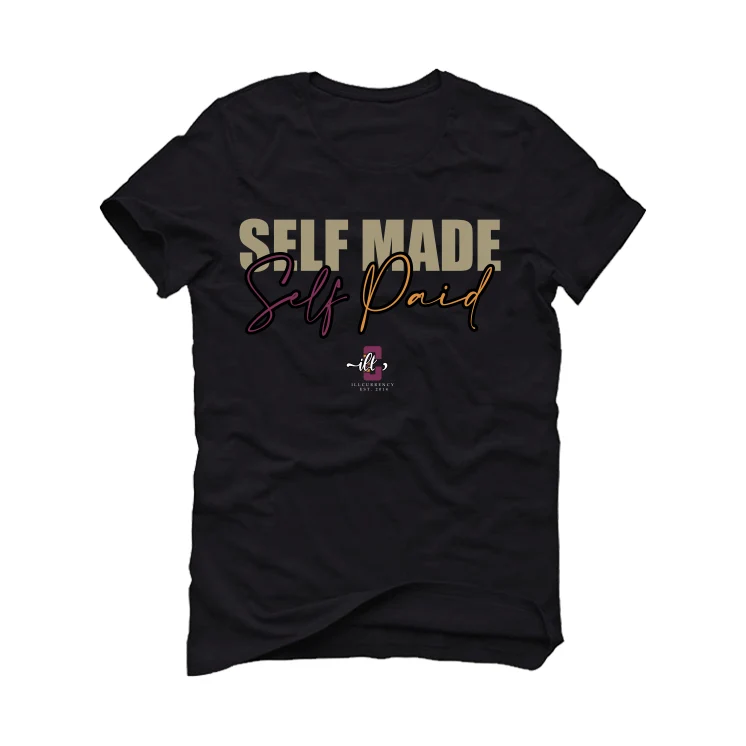 Air Jordan 7 “Black Olive” Black T-Shirt (Self Made Self Paid) - Image 2