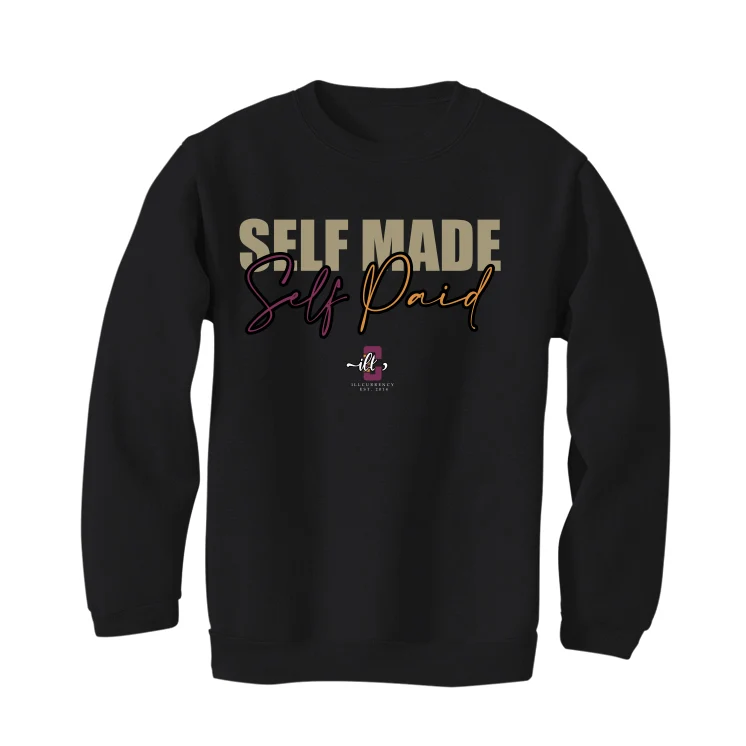 Air Jordan 7 “Black Olive” Black T-Shirt (Self Made Self Paid) - Image 4