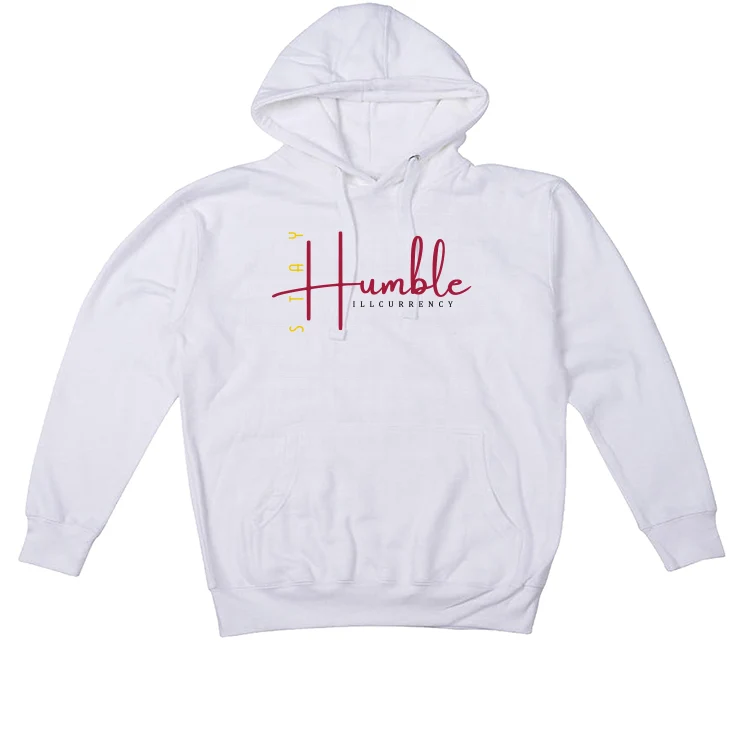 Air Jordan 7 “Cardinal” White T-Shirt (Stay Humble) - Image 3