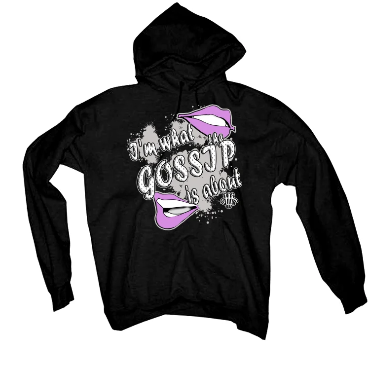 Air Jordan 7 GS “Barely Grape” Black T-Shirt (Gossip) - Image 3
