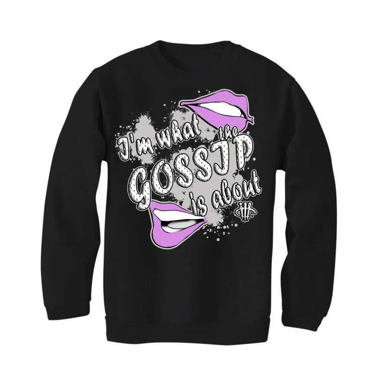 Air Jordan 7 GS “Barely Grape” Black T-Shirt (Gossip) - Image 4