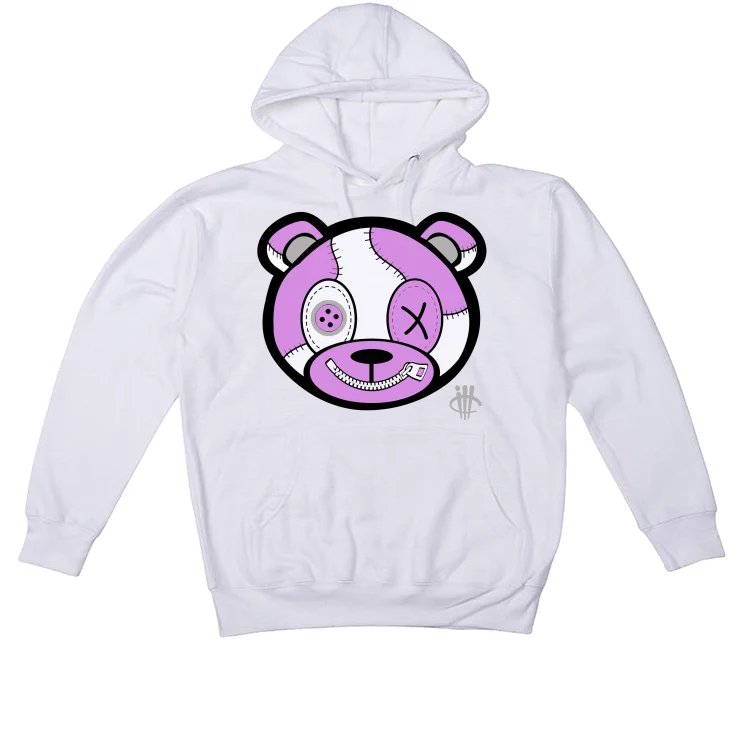 Air Jordan 7 GS “Barely Grape” White T-Shirt (Stitched Up Ted) - Image 3