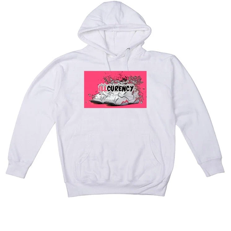 Air Jordan 7 White Infrared - White T-Shirt (Shattered Kicks) - Image 3