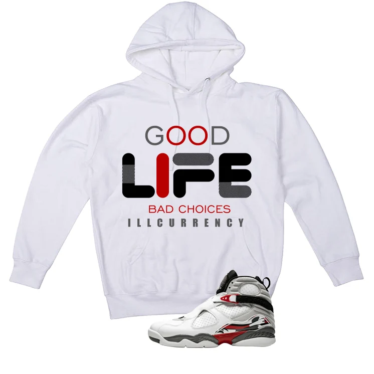 Air Jordan 8 Bugs Bunny Matching T-Shirt, Sweatshirts & Hoodies White T-Shirt (Bad Choices)| illcurrency - Image 3